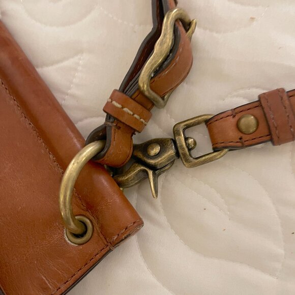 Coach Vintage Willis Legacy Leather Brown Crossbody Bag G1269-19132 Used - Picture 9 of 16